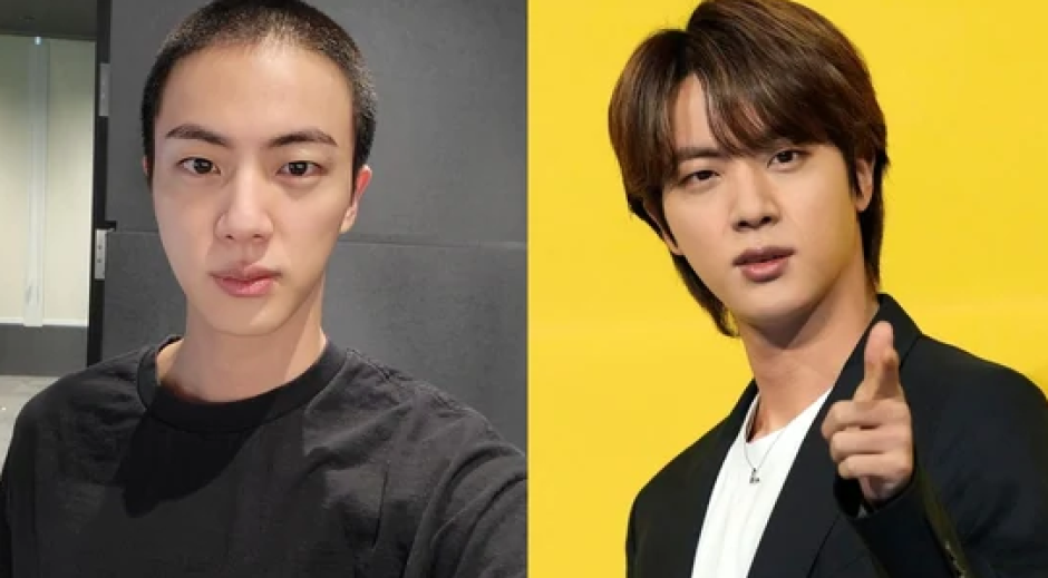 Revela Jin de BTS su nuevo look para alistarse al servicio militar 