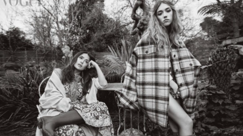 Salma Hayek y su hija posan juntas para la revista Vogue