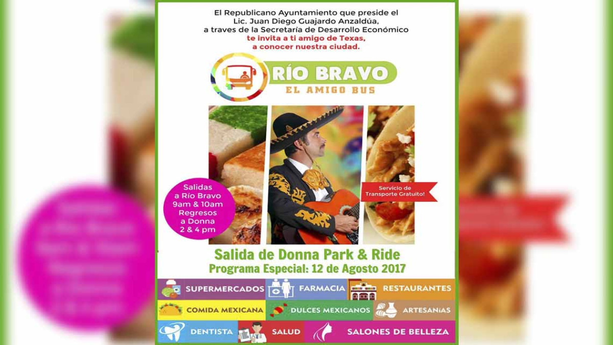 "Río Bravo, El Amigo Bus" te invita a conocer la ciudad