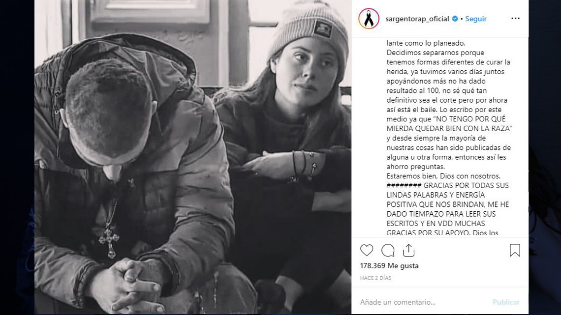 Ignacia Michelson y Sargento Rap anuncia la pérdida de su bebé