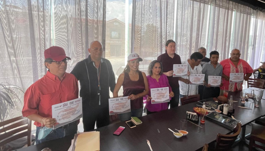 Presentan estructura a favor de Adán Augusto en Reynosa