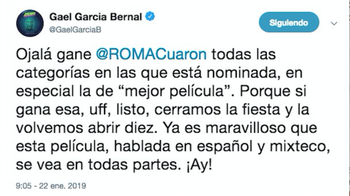 Así reaccionó Yalitza Aparicio a su nominación al Oscar