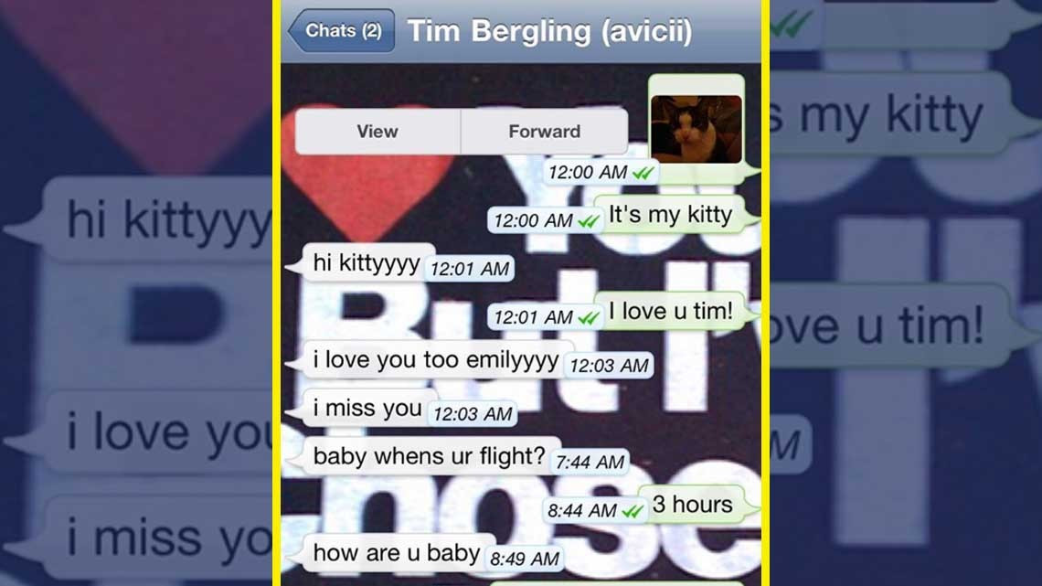 Ex novia de Avicii le dedica último adiós