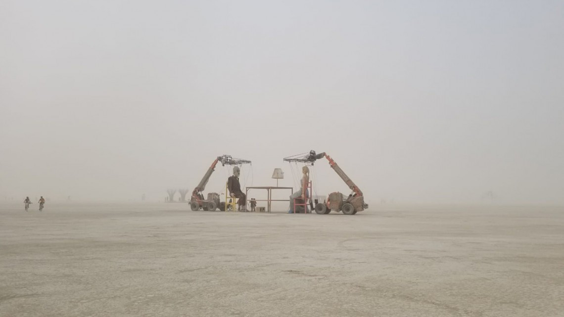 Así se resolvió el problema de sobrepoblación en el festival Burning Man