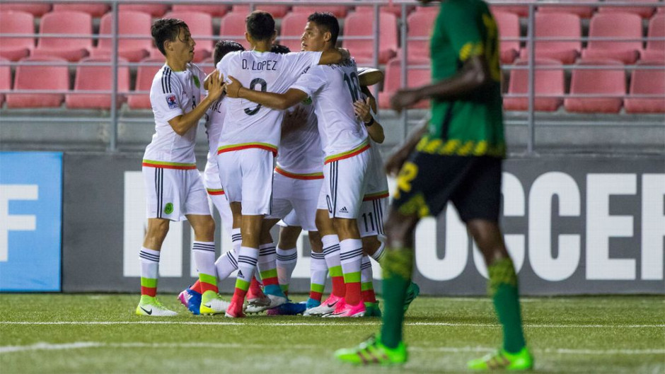 El Tri Sub 17 golea a Jamaica y avanza en el Premundial