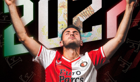 Santiago Giménez renueva con el Feyenoord hasta 2027