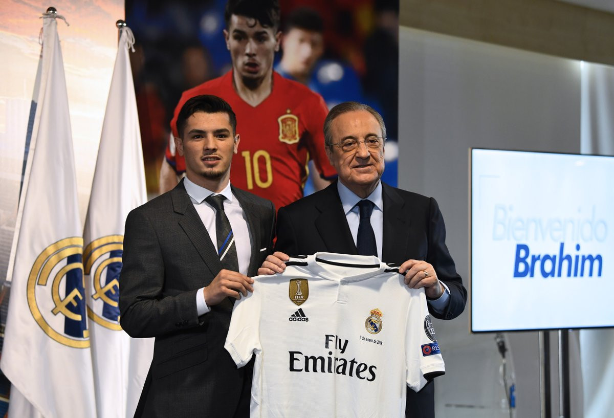 Brahim Díaz, primer fichaje del Madrid en el mercado invernal