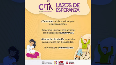 Cuenta DIF Reynosa con programa Lazos de Esperanza