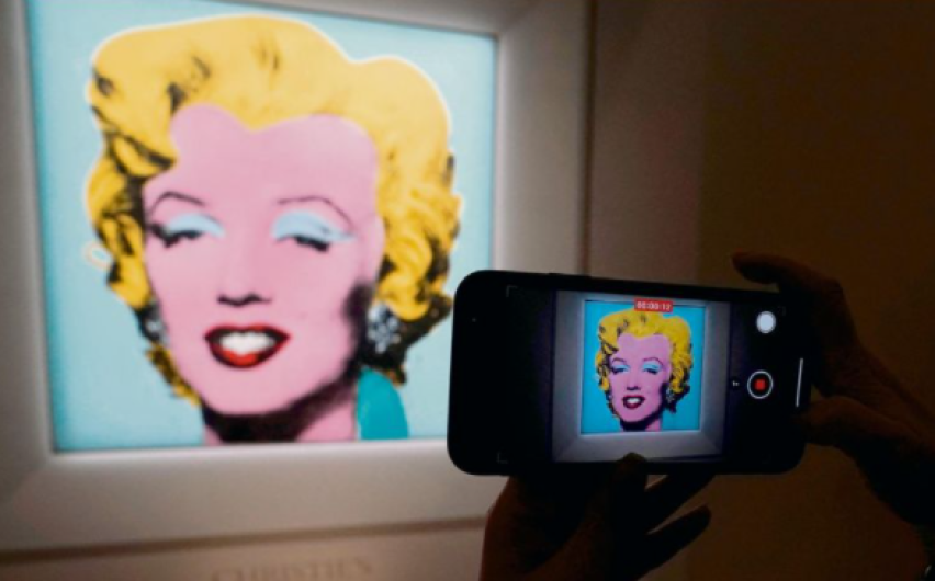 Subastarán retrato de Marilyn Monroe creado por Andy Warhol