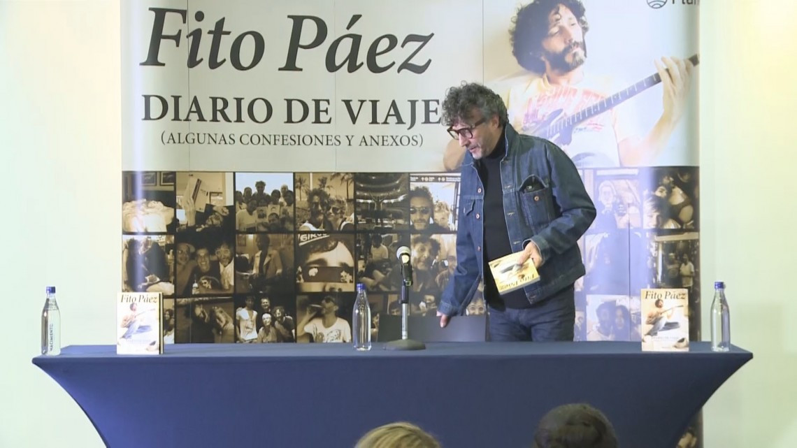 Fito Páez presenta su libro “Diario del Viaje”