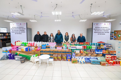 Entrega de insumos y equipamiento para centro de atención a menores fronterizos del sistema DIF de Reynosa