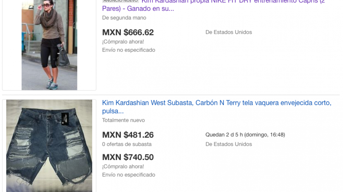 Kim Kardashian subasta ropa para una buena causa