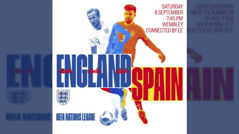 Inglaterra promociona su partido ante España con... ¡Piqué!