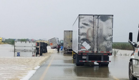 Alcalde evalúa NLD luego de intensas lluvias