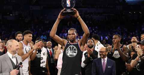 Kevin Durant se lleva el MVP del All Star de la NBA