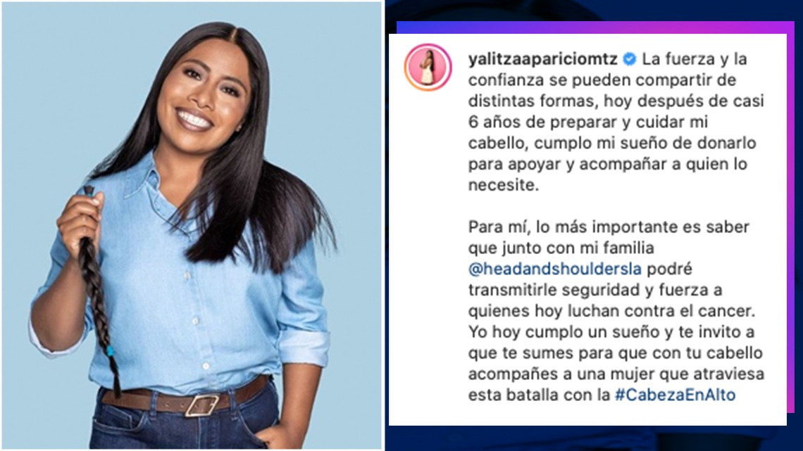 Yalitza Aparicio se hace un cambio de "look