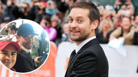 Tobey Maguire es captado disfrutando en Puerto Vallarta