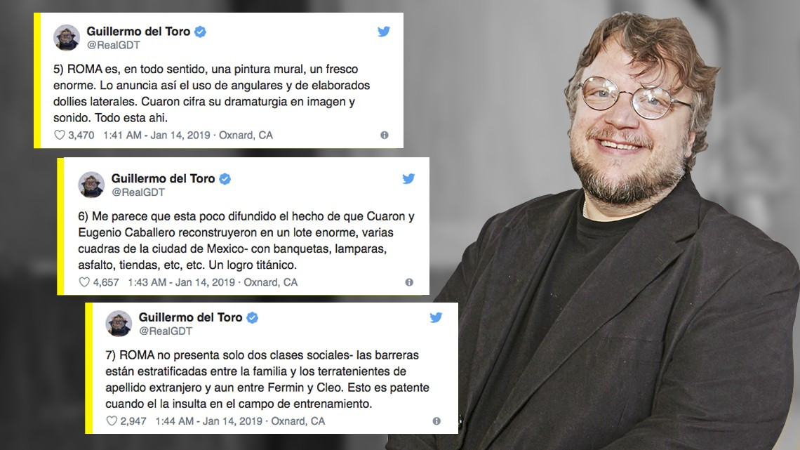Los 10 puntos para entender Roma según Guillermo del Toro