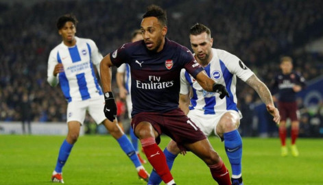 Arsenal logra empate en su visita a Albión en Liga Premier inglesa