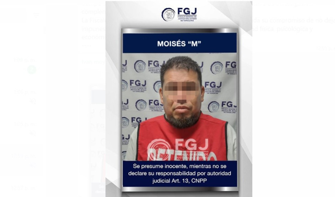 Vinculan a proceso a presunto feminicida de joven de Altamira