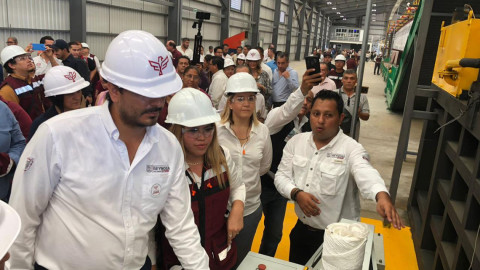 Inauguran centro de manejo de residuos sólidos y llantas