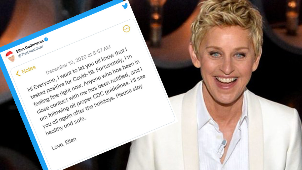 Ellen DeGeneres da positivo de coronavirus 