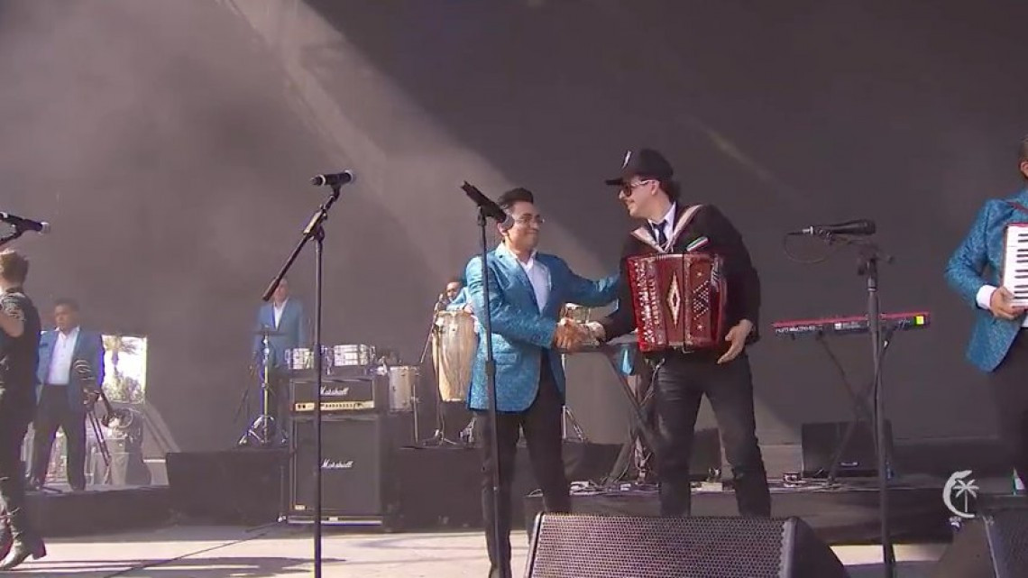 Los Ángeles Azules pusieron sabor a Coachella