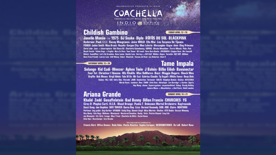 Latinos toman el cartel de Coachella 2019