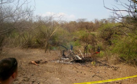 Cae helicóptero en Amazcuac