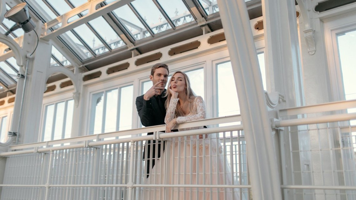 PewDiePie se casó con Marzia Bisognin