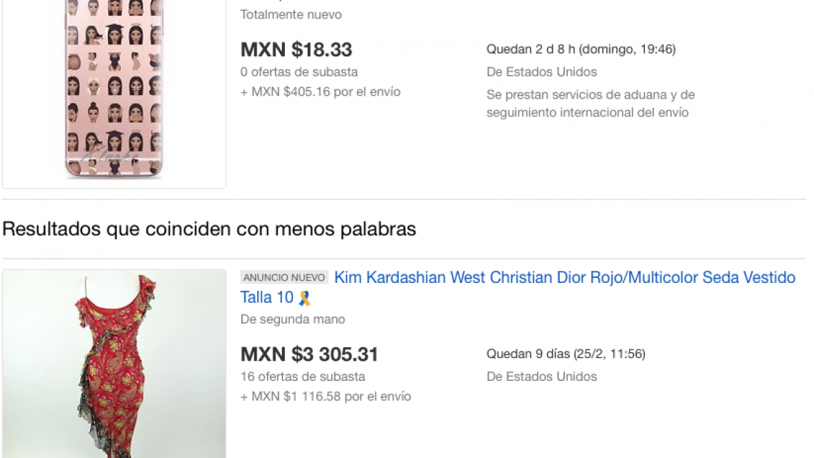 Kim Kardashian subasta ropa para una buena causa