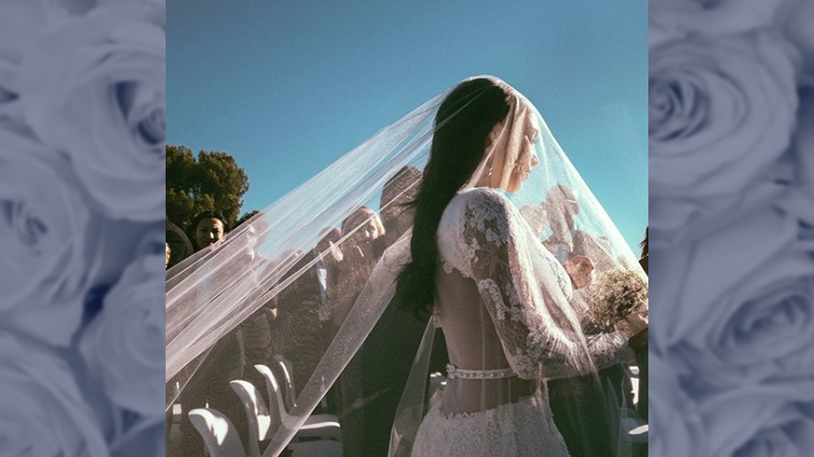 Kim Kardashian publica fotos inéditas de su boda con Kanye West