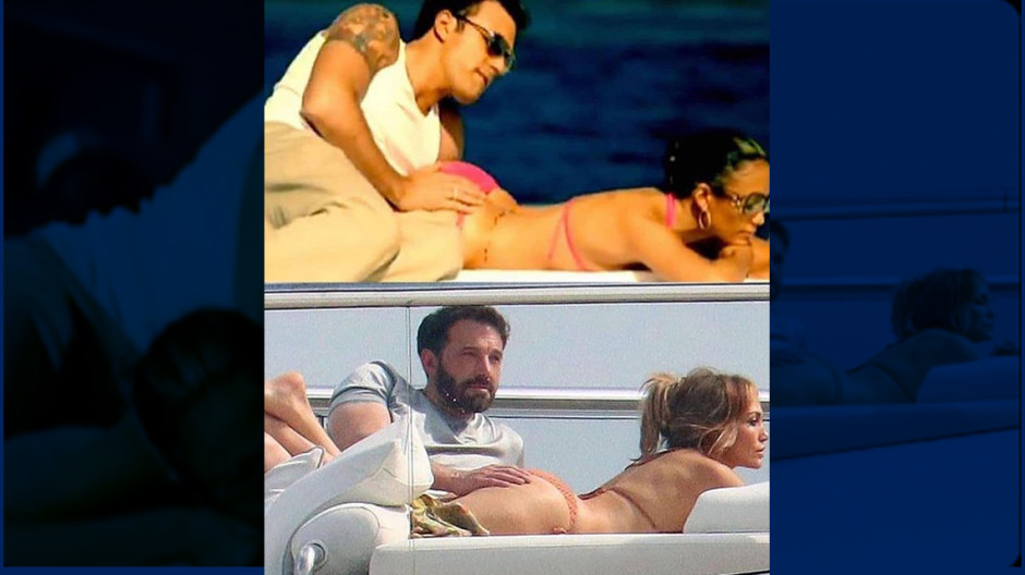 JLo y Ben Affleck recrean famosa pose