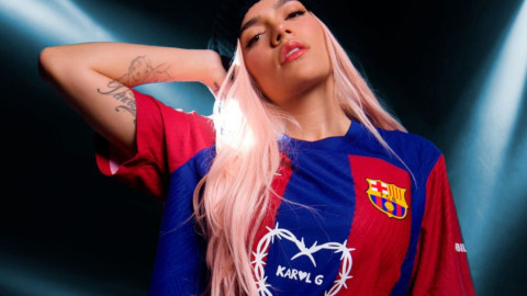 Así luce la nueva camiseta del Barça en colaboración con Karol G