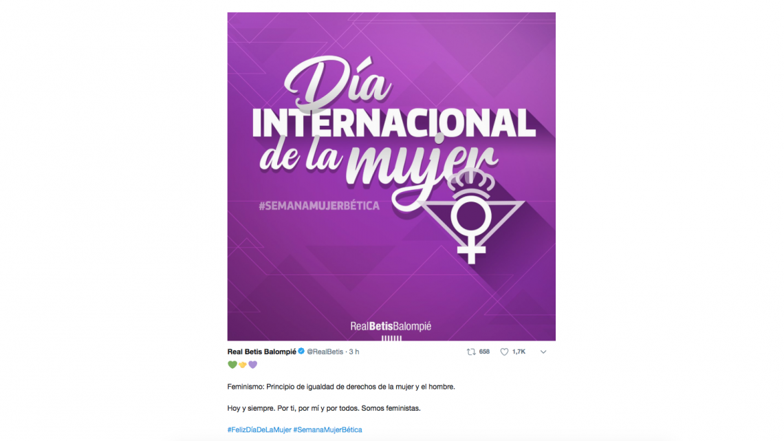 Equipos de futbol hacen un llamamiento a la igualdad