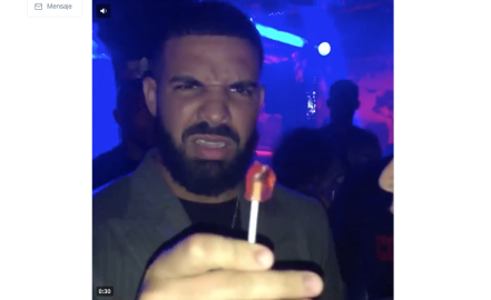 La reacción de Drake a un truco de magia