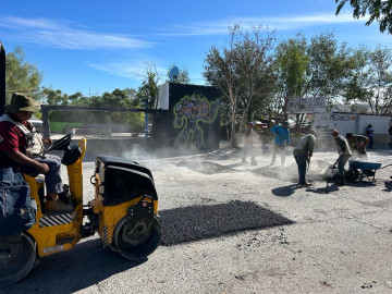 Trabaja Gobierno de Reynosa con programa diario de bacheo