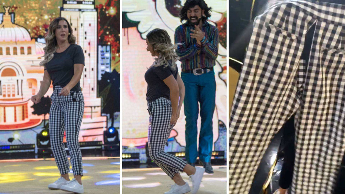 A conductora de "Me Caigo de Risa" se le rompe el pantalón en vivo