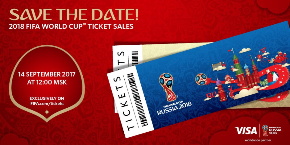 Este 14 de septiembre comienza venta de boletos para Mundial