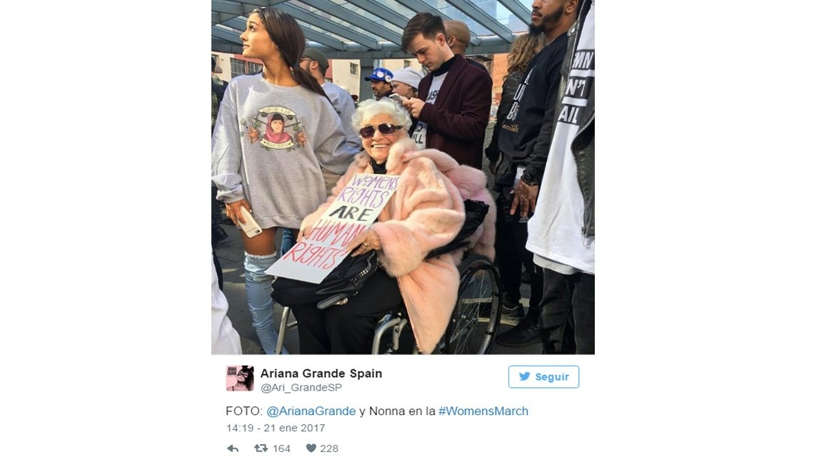 Celebridades que asistieron a la marcha de las mujeres contra Trump