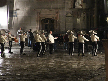Luis Miguel en San Miguel de Allende grabando videoclip