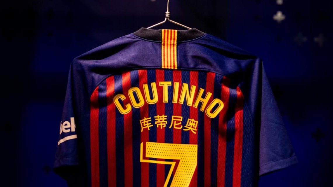 Los jugadores del Barça lucirán su nombre en chino en el clásico