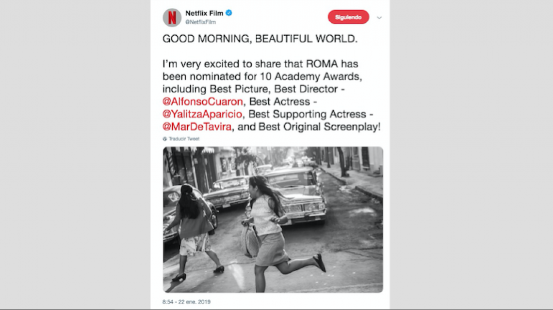 Así reaccionó Yalitza Aparicio a su nominación al Oscar