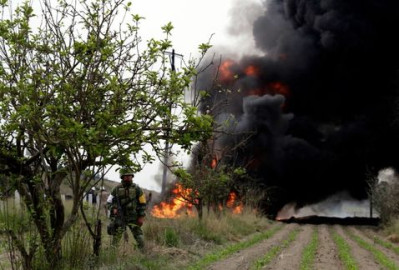 Cierran autopista de Puebla por casi tres horas