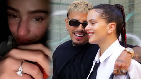 Rosalía y Rauw Alejandro sorprenden con su anillo de compromiso