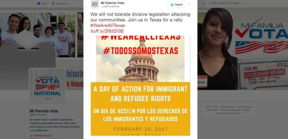 Realizarán manifestación contra ley que afecta a inmigrantes