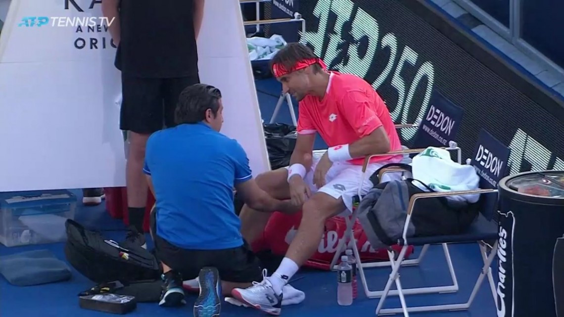 David Ferrer se retira de torneo de Auckland