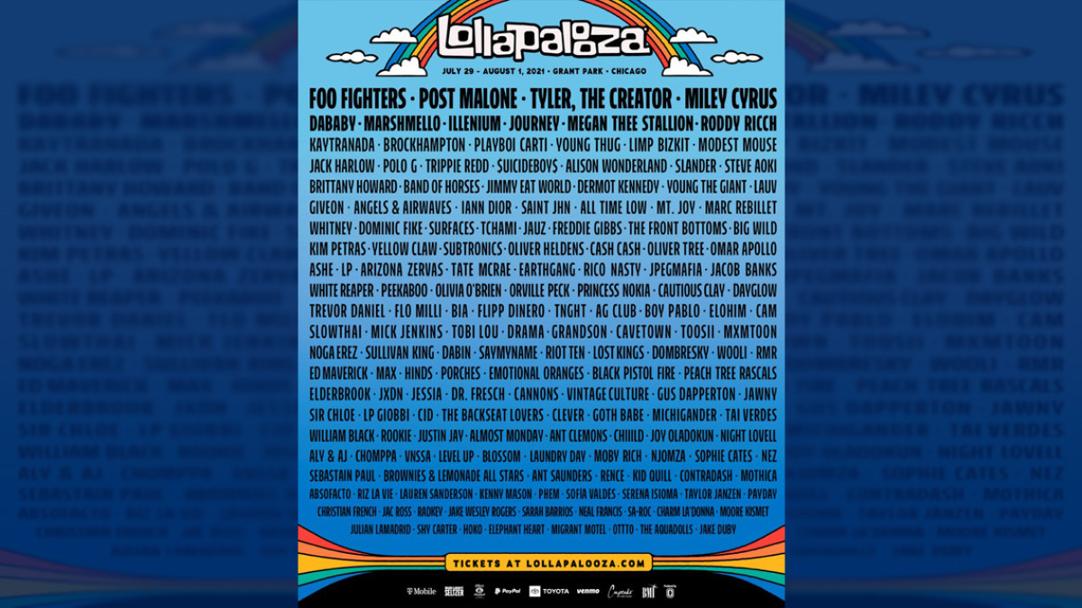 Lollapalooza 2021 revela su cartel oficial 