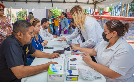 Celebra Municipio de Matamoros “Día Mundial  de la Salud” con brigada médica asistencial