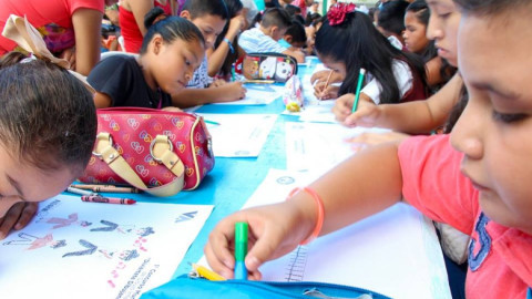 Realizan primer concurso municipal de dibujo infantil en Altamira